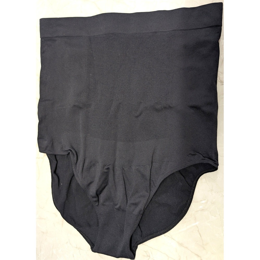 New Plus Size XXXL 3X‎ Shapewear High Tummy Panties Black High Waisted Trimmer